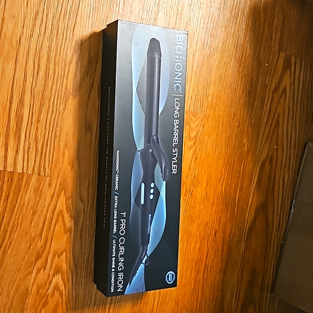 Bioionic long barrel 1 inch curling iron
